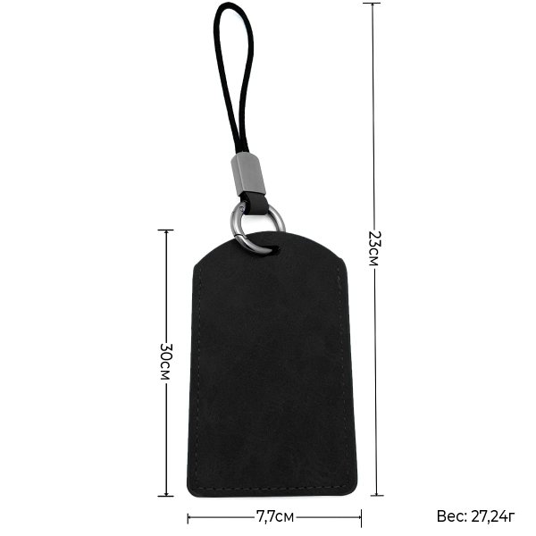 Багажная бирка JetTag, чёрный - Багажная бирка JetTag, чёрный