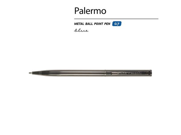 Ручка металлическая шариковая «Palermo» - Ручка металлическая шариковая «Palermo»