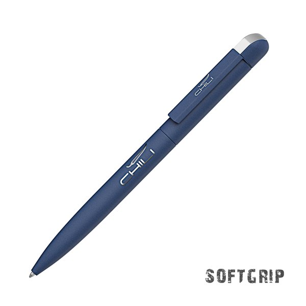 Ручка шариковая "Jupiter SOFTGRIP", покрытие softgrip - Ручка шариковая "Jupiter SOFTGRIP", покрытие softgrip темно-синий