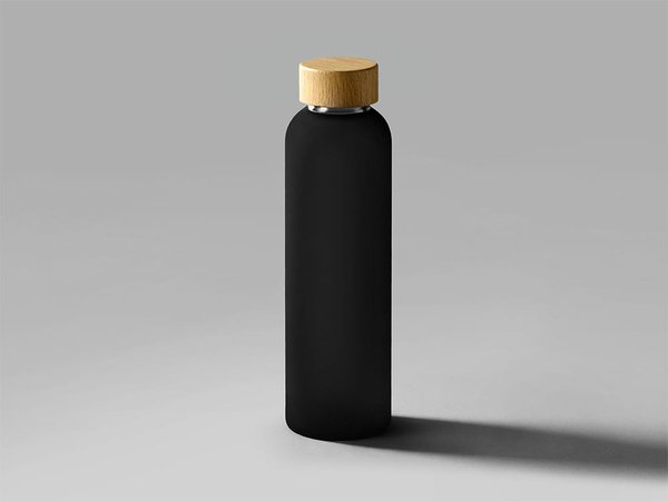 Набор «Wooden» с бутылкой, блокнотом, ручкой и подставкой для телефона - Набор «Wooden» с бутылкой, блокнотом, ручкой и подставкой для телефона
