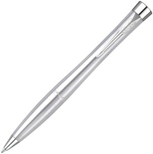 ручка шариковая parker urban twist metro metallic ct, серебристая