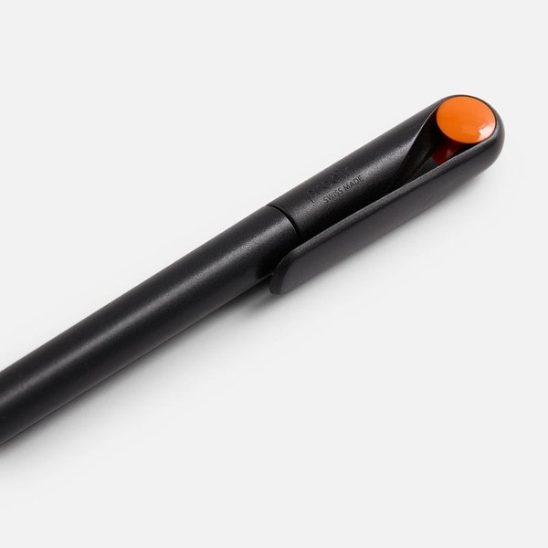 Ручка шариковая Prodir DS1 TMM Dot, черная с оранжевым