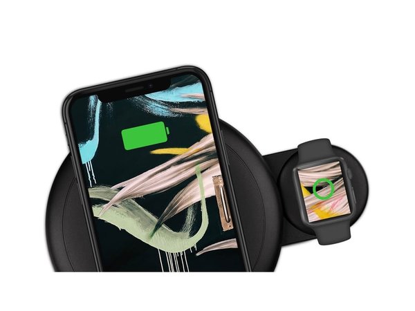Беспроводное зарядное устройcтво «NEO Qwatch» для часов и смартфона - Беспроводное зарядное устройcтво «NEO Qwatch» для часов и смартфона