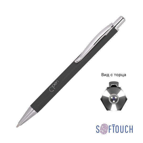 Ручка шариковая "Stanley", покрытие soft touch - Ручка шариковая "Stanley", покрытие soft touch черный
