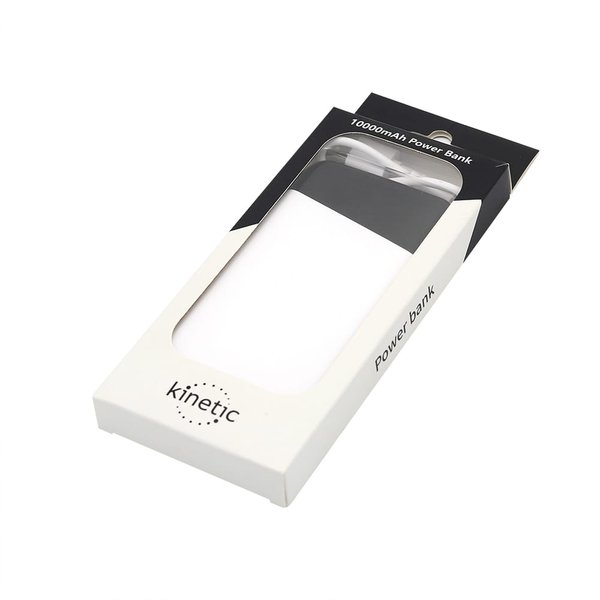 Внешний аккумулятор Mask 10000 Mah - Внешний аккумулятор Mask 10000 Mah, белый
