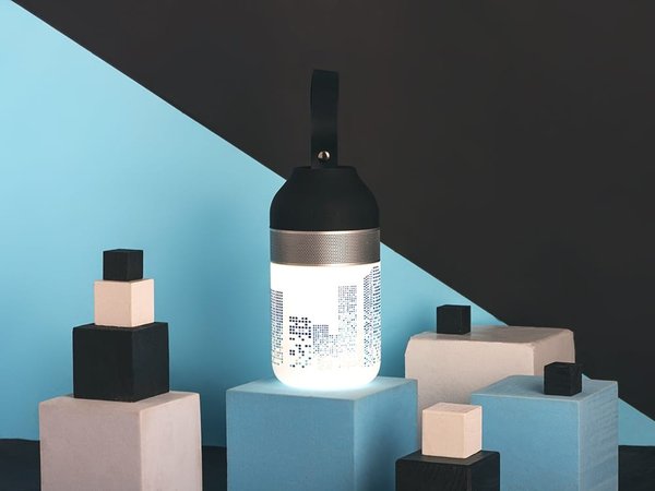 Беспроводная колонка «Lantern» со встроенным светильником, IPX4 - Беспроводная колонка «Lantern» со встроенным светильником, IPX4