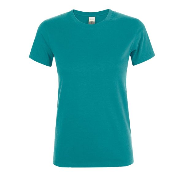 Футболка женская REGENT WOMEN 150 - Футболка женская REGENT WOMEN, бирюзовый_M, 100% х/б, 150 г/м2