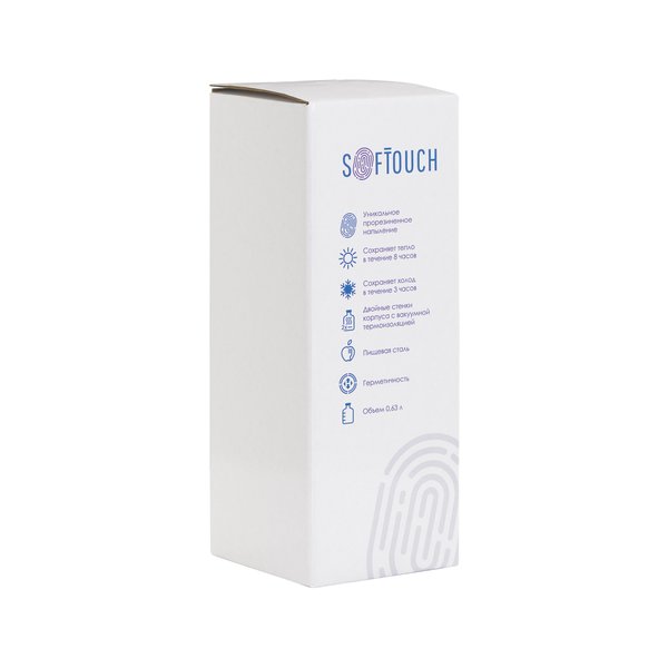 Термостакан "Аризона" 630 мл, покрытие soft touch - Термостакан "Аризона" 630 мл, покрытие soft touch красный