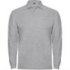 Футболка поло ESTRELLA L/S мужская, ПЁСТРЫЙ СЕРЫЙ XL