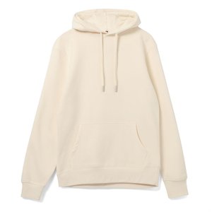 толстовка с капюшоном унисекс hoodie, светло-желтая