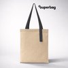 Шоппер Superbag Light, с внутренним креплением (полукольцо) (неокрашенный с серым)