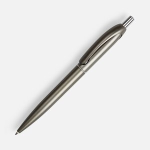 ручка шариковая bright spark, серый металлик
