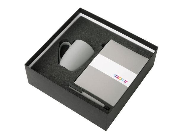 Подарочный набор «COLOR IT» c блокнотом, ручкой и кружкой - Подарочный набор «COLOR IT» c блокнотом, ручкой и кружкой
