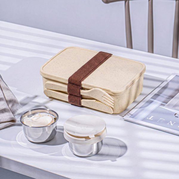 Ланч-бокс из бамбукового волокна «Meal» - Ланч-бокс из бамбукового волокна «Meal»