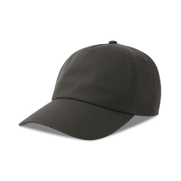 Бейсболка DAD HAT-S, 5 клиньев, металлическая застежка - Бейсболка "DAD HAT-S FIVE", 5 клиньев, металлическая застежка, тёмно-серый, 100% хлопок, 270 г/м2