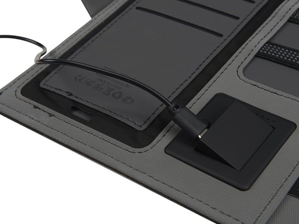 Органайзер с беспроводной зарядкой «Powernote», 5000 mAh - Органайзер с беспроводной зарядкой «Powernote», 5000 mAh