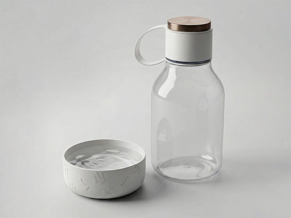 Бутылка для воды 2-в-1 «Dog Bowl Bottle» со съемной миской для питомцев, 1500 мл - Бутылка для воды 2-в-1 «Dog Bowl Bottle» со съемной миской для питомцев, 1500 мл