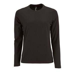 футболка с длинным рукавом imperial lsl women, черная