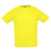 Футболка "Sporty", лимонный_L, 100% воздухопроницаемый полиэстер, 140 г/м2