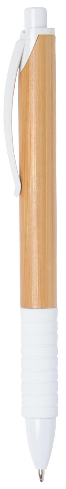 ручка шариковая bamboo rubber, белая