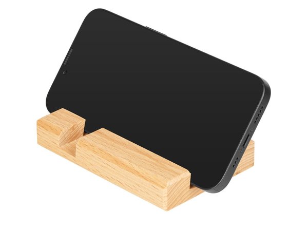 Подставка для смартфона и планшета из массива бука «Prop» - Подставка для смартфона и планшета из массива бука «Prop»