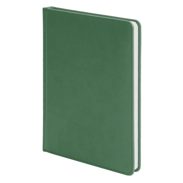 Ежедневник недатированный Campbell, формат А5, в линейку - Ежедневник недатированный Campbell, А5, зеленый, белый блок