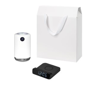 подарочный набор блисс (bliss), ригель (rigel), черный (увлажнитель воздуха, зарядное устройство)