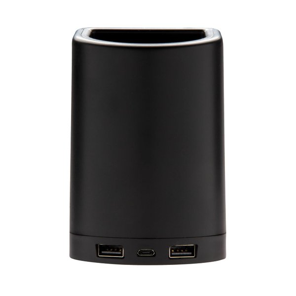 Док-станция Light up для беспроводной зарядки с подставкой для ручек, 5W - Док-станция Light up для беспроводной зарядки с подставкой для ручек, 5W
