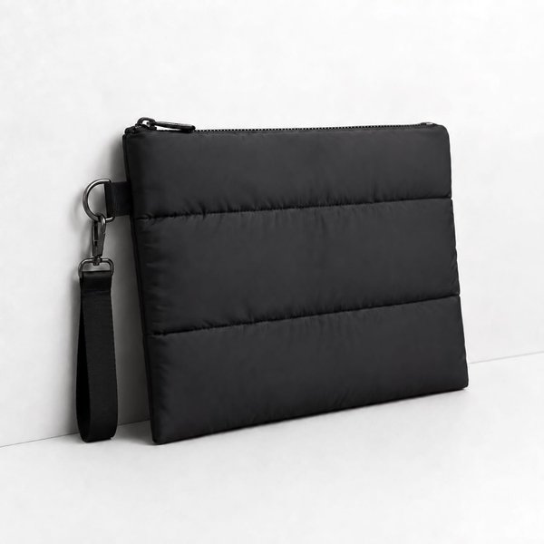 Чехол для ноутбука Superbag Bubble, стёганый, на молнии - Чехол для ноутбука Superbag Bubble, стёганый, на молнии (черный)