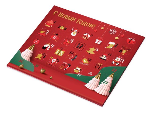 Шоколадный адвент-календарь «Festive» - Шоколадный адвент-календарь «Festive»