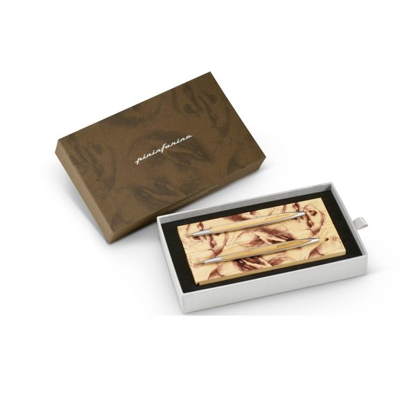 Набор из двух ручек Pininfarina Cambiano BOX CEDARWOOD - Набор из двух ручек Pininfarina Cambiano BOX CEDARWOOD