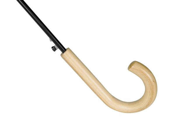Зонт-трость «Okobrella» с деревянной ручкой и куполом из переработанного пластика - Зонт-трость «Okobrella» с деревянной ручкой и куполом из переработанного пластика