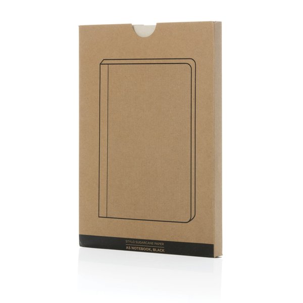 Блокнот Stylo из сахарного тростника (сертификат Bonsucro), A5 - Блокнот Stylo из сахарного тростника (сертификат Bonsucro), A5