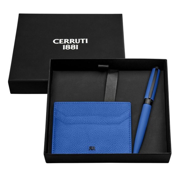 Набор CERRUTI 1881 (шариковая ручка и картхолдер) - Набор CERRUTI 1881 (шариковая ручка и картхолдер)