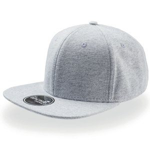 бейсболка snap jersey, 6 клиньев, пластиковая застежка