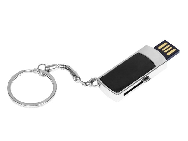 USB 2.0- флешка на 64 Гб с выдвижным механизмом и мини чипом - USB 2.0- флешка на 64 Гб с выдвижным механизмом и мини чипом
