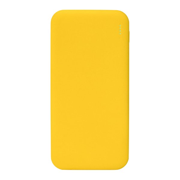 Внешний аккумулятор с подсветкой Люче (Luce) Lemoni 10000 mAh, желтый
