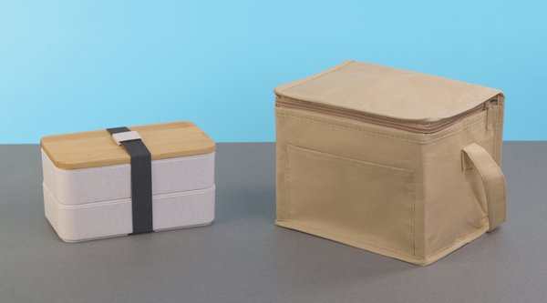 Сумка-холодильник "Craft small" из бумаги - Сумка-холодильник "Craft small" из бумаги натуральный