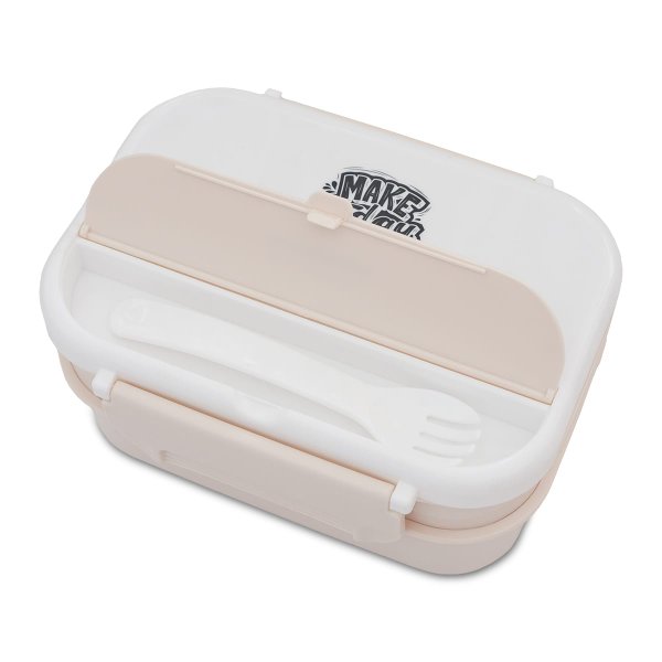 Ланч-бокс Healthyway 1200 мл, бежевый - Ланч-бокс Healthyway 1200 мл, бежевый