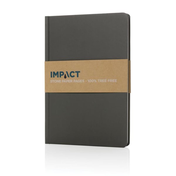 Блокнот Impact из каменной бумаги в твердом переплете, А5 - Блокнот Impact из каменной бумаги в твердом переплете, А5