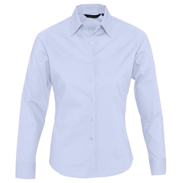 Рубашка женская EDEN 140 - Рубашка "Eden", небесно-голубой_2XL, 97% хлопок, 3% эластан, 140г/м2