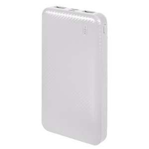 универсальный аккумулятор rib 10 (10000 мач), белый, 13,5х6.8х1,5 см