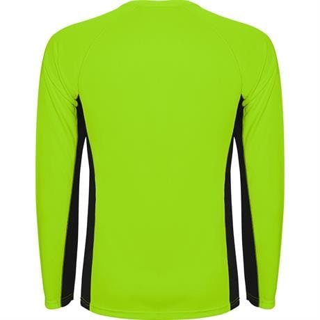 Спортивная футболка SHANGHAI L/S мужская - Спортивная футболка SHANGHAI L/S мужская, ФЛУОРЕСЦЕНТНЫЙ ЗЕЛЕНЫЙ/ЧЕРНЫЙ S