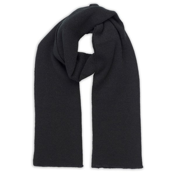 Шарф вязаный WIND SCARF - Шарф вязаный двойной "WIND SCARF"_черный,100% акрил