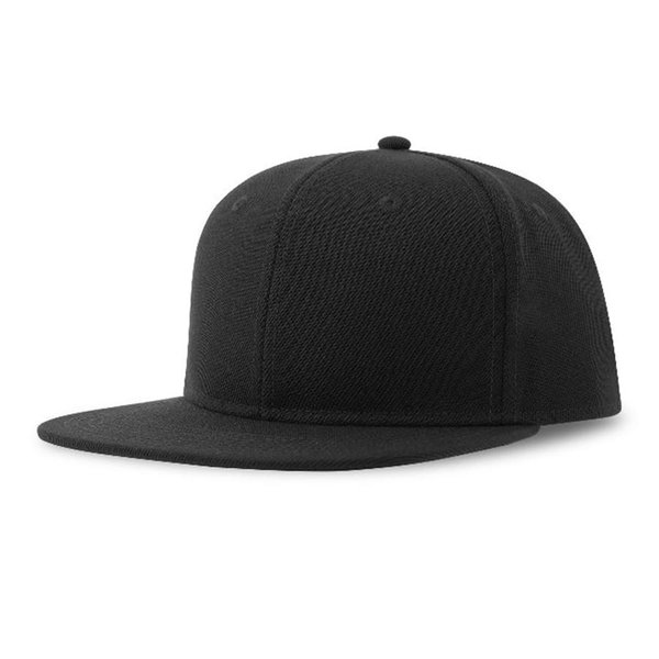 Бейсболка SNAP BACK-S, 6 клиньев, пластиковая застежка - Бейсболка "SNAP BACK-S", 6 клиньев, пластик. застежка, черный, 100% перераб. полиэстер, 300 гр/м2