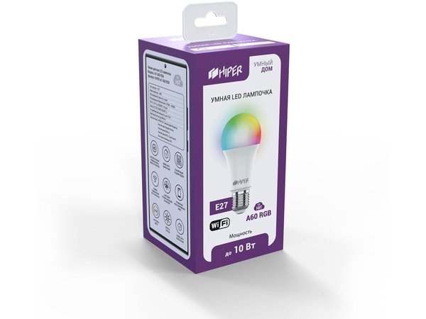 Умная LED лампочка «IoT A60 RGB» - Умная LED лампочка «IoT A60 RGB»