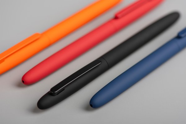 Ручка шариковая "Vega", покрытие soft touch - Ручка шариковая "Vega", покрытие soft touch темно-синий