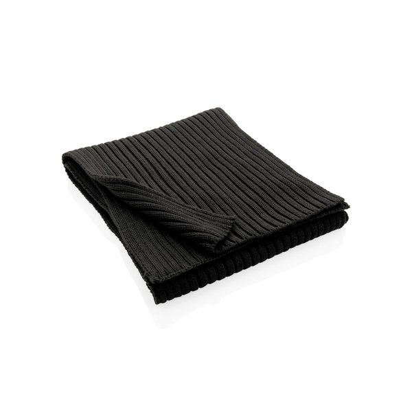 Вязаный шарф Impact из Polylana® AWARE™, 180x25 см - Вязаный шарф Impact из Polylana® AWARE™, 180x25 см