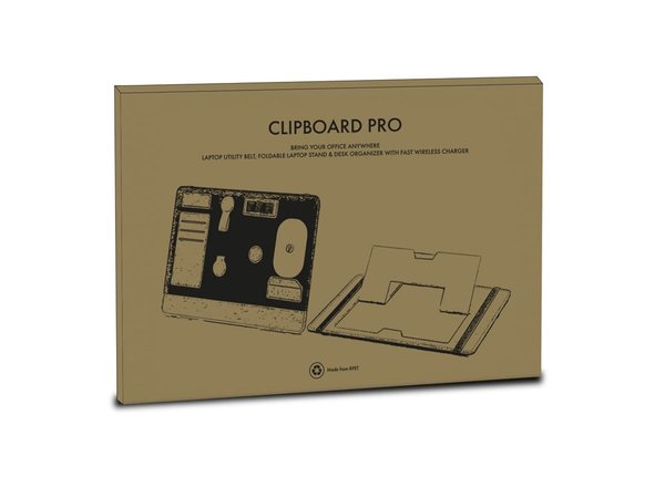 Складная подставка для ноутбука и органайзер для аксессуаров «Clipboard Pro» - Складная подставка для ноутбука и органайзер для аксессуаров «Clipboard Pro»