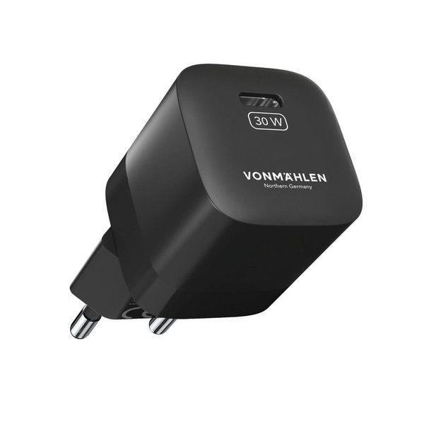Зарядное устройство Vonmahlen Allroundo GaN, черное